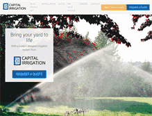 Tablet Screenshot of capitalirrigation.com